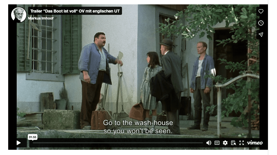 Screenshot des Films Das Boot ist voll von Markus Imhoof
